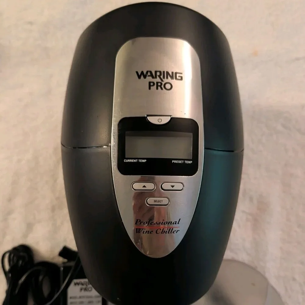 WARING PRO WINE CHILLER COUNTER TOP COOLER PC100 33 WINE MENU PRESETS - Tested